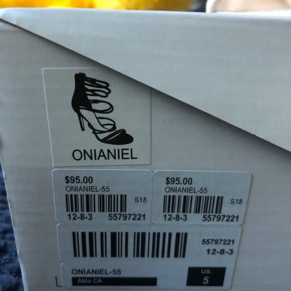 Aldo Strappy nude heel size 5 - Picture 2 of 3